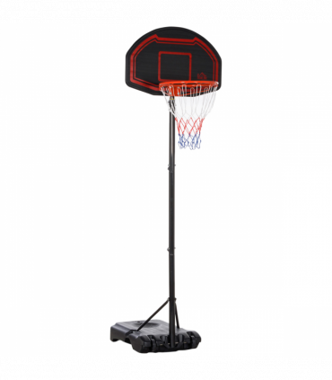 Adjustable Basketball Hoop Stand w/ Wheels, Stable Base HOMCOM