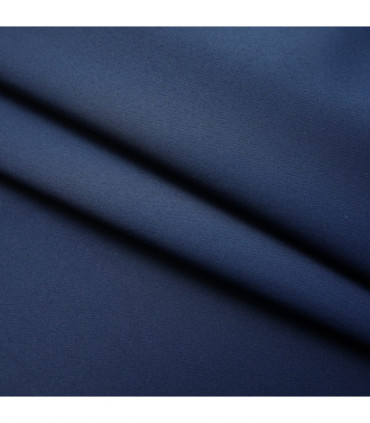 Blackout Curtain with Hooks Blue 290x245 cm