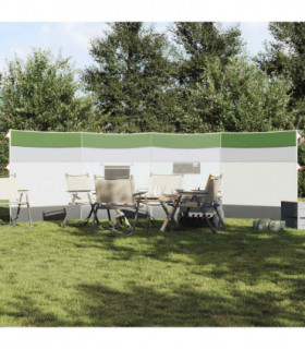 vidaXL Camping Windbreak Green 510x153 cm Waterproof