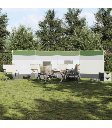 vidaXL Camping Windbreak Green 510x153 cm Waterproof