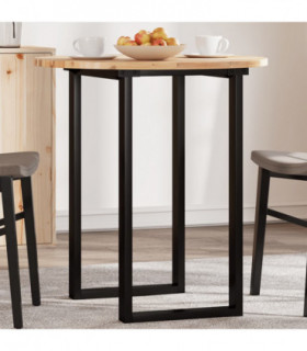 vidaXL Table Top Round Ø70x2 cm Solid Wood Acacia