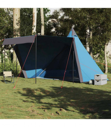 vidaXL Family Tent Tipi 6-Person Blue Waterproof