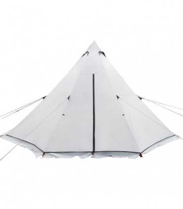 vidaXL Family Tent Tipi 6-Person White Blackout Fabric Waterproof