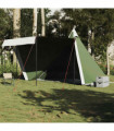 vidaXL Family Tent Tipi 6-Person Green Waterproof