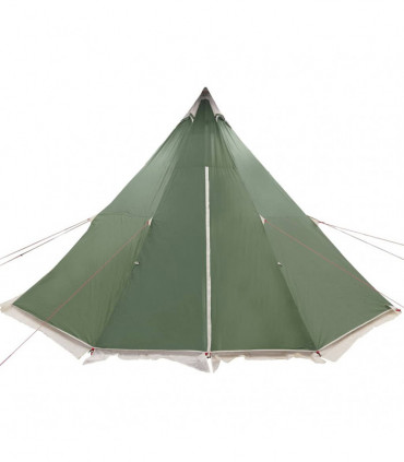 vidaXL Family Tent Tipi 6-Person Green Waterproof