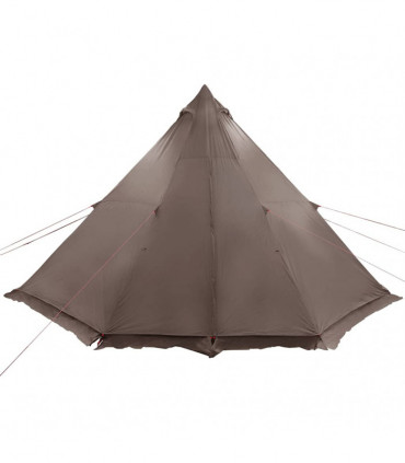 vidaXL Family Tent Tipi 6-Person Brown Waterproof