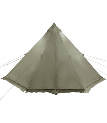 vidaXL Family Tent Tipi 6-Person Olive Green Waterproof