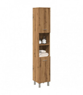 vidaXL Bathroom Cabinet Artisan Oak 30x30x179 cm Engineered Wood