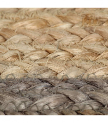 Handmade Rug Jute with Grey Border 150 cm