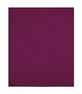 Jersey Fitted Sheet Bordeaux 160x200 cm Cotton