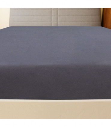 Jersey Fitted Sheets 2 pcs Anthracite 90x200 cm Cotton