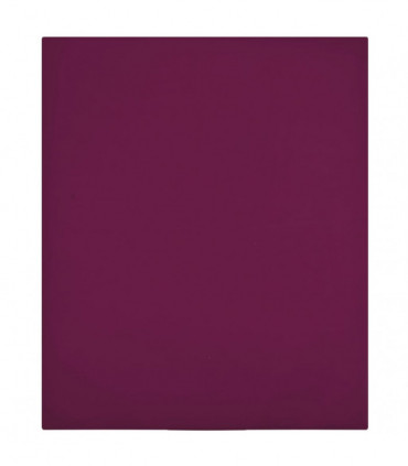 Jersey Fitted Sheets 2 pcs Bordeaux 100x200 cm Cotton
