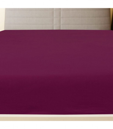 Jersey Fitted Sheets 2 pcs Bordeaux 100x200 cm Cotton