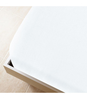 vidaXL Jersey Fitted Sheets 2 pcs White 180x200 cm Cotton