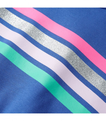 Kids' Dress with Drawstring Cobalt Blue 104