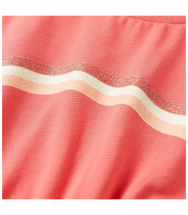Kids' Dress with Drawstring Coral 104