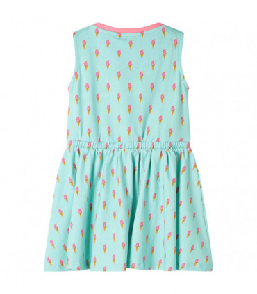Kids' Dress with Drawstring Light Mint 116