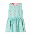 Kids' Dress with Drawstring Light Mint 128
