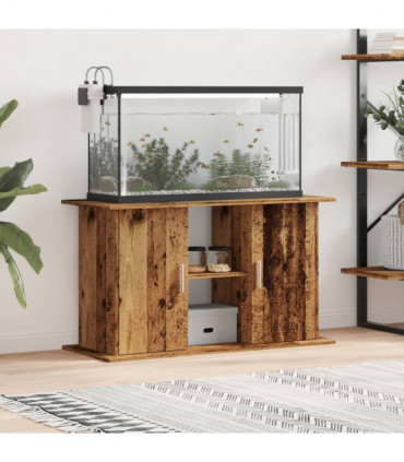 vidaXL Aquarium Stand Old Wood 101x41x58 cm Engineered Wood