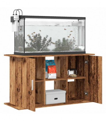 vidaXL Aquarium Stand Old Wood 101x41x58 cm Engineered Wood