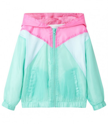 Kids' Hooded Jacket with Zip Multicolour 92