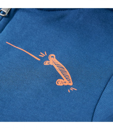 Kids' Hooded Sweatshirt Blue 104