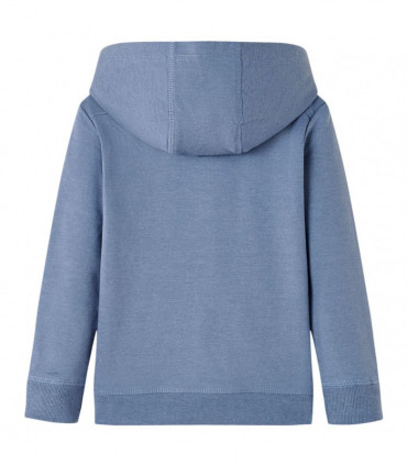 Kids' Hooded Sweatshirt Blue Melange 128