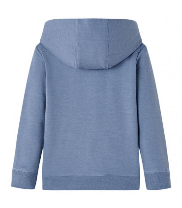 Kids' Hooded Sweatshirt Blue Melange 140