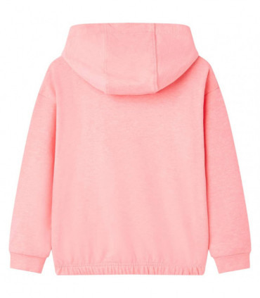 Kids' Hooded Sweatshirt Bright Pink 104