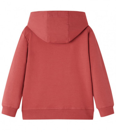 Kids' Hooded Sweatshirt Burnt Red 104