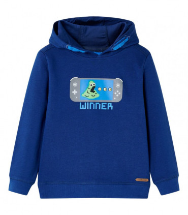 Kids' Hooded Sweatshirt Dark Blue 104