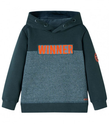 Kids' Hooded Sweatshirt Dark Green 104
