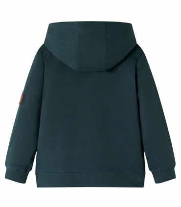 Kids' Hooded Sweatshirt Dark Green 104