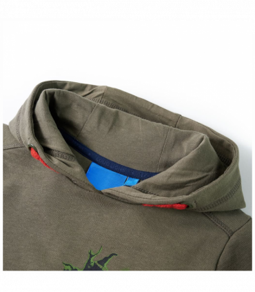 Kids' Hooded Sweatshirt Khaki 128