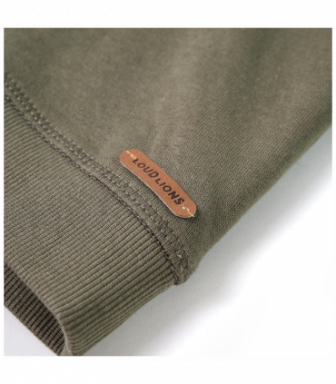 Kids' Hooded Sweatshirt Khaki 128