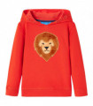 Kids' Hooded Sweatshirt Red 116