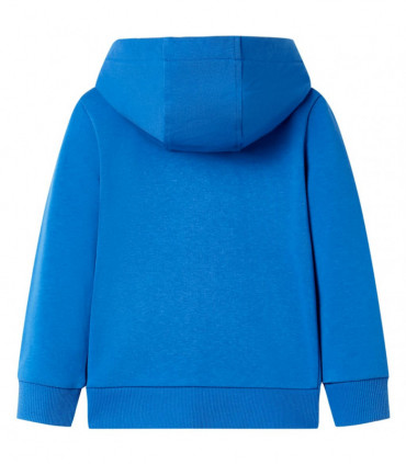 Kids' Hooded Sweatshirt with Zip Blue 104