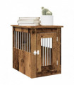 vidaXL Dog Crate Furniture Old Wood 45x62x59 cm Engineered Wood