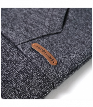 Kids' Hooded Sweatshirt with Zip Grey Melange 104