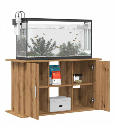 vidaXL Aquarium Stand Artisan Oak 101x41x58 cm Engineered Wood
