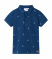 Kids' Polo Shirt Dark Blue 104