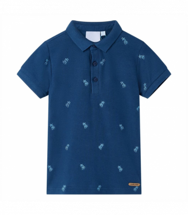 Kids' Polo Shirt Dark Blue 104