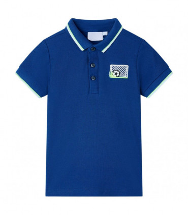 Kids' Polo Shirt Dark Blue 104