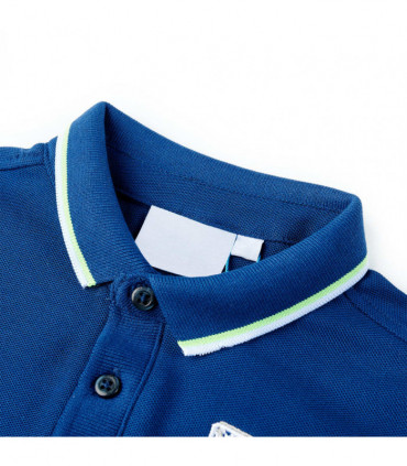Kids' Polo Shirt Dark Blue 116