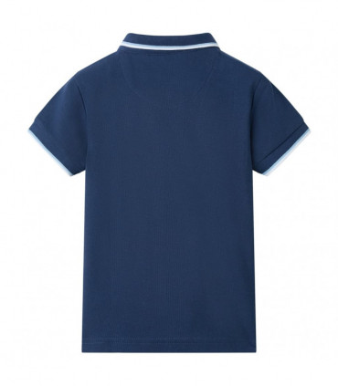Kids' Polo Shirt Dark Blue 116