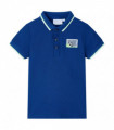 Kids' Polo Shirt Dark Blue 128