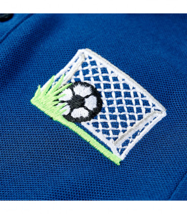 Kids' Polo Shirt Dark Blue 128