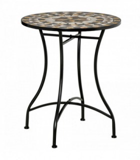 Ceramic Mosaic Tabletop - Durable Design for Indoor & Outdoor Use - 60cm