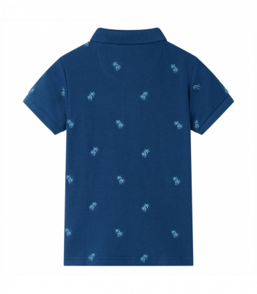 Kids' Polo Shirt Dark Blue 92