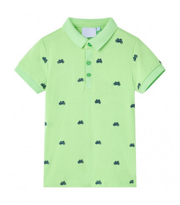 Kids' Polo Shirt  Neon Green 104